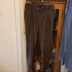Ladies Brown Corduroy Pants